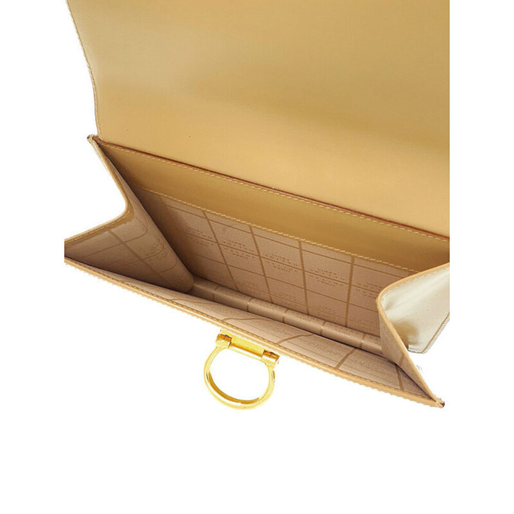 Celine Old W Flap Ring Handbag Yellow - Picture 5 of 9